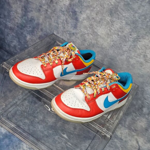 Nike Dunk Low QS LeBron James Fruity Pebbles Men's Size 8 DH8009-600 - Picture 4 of 6